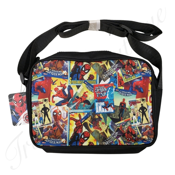 Marvel Other - MARVEL Spider-Man Crossbody Bag Adjustable Strap & Storage Compartment NWT